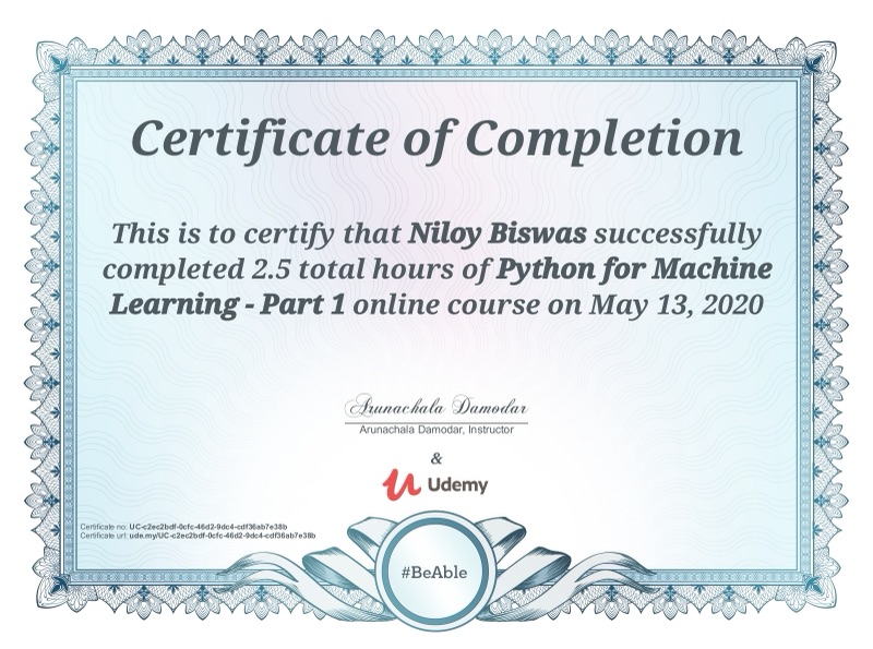 Python for Machine Learning