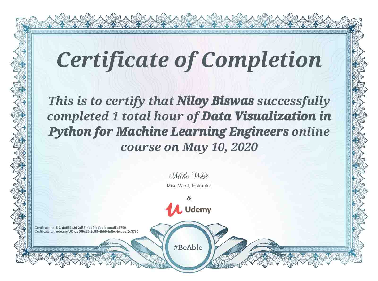 Data Analytics in Python for ML